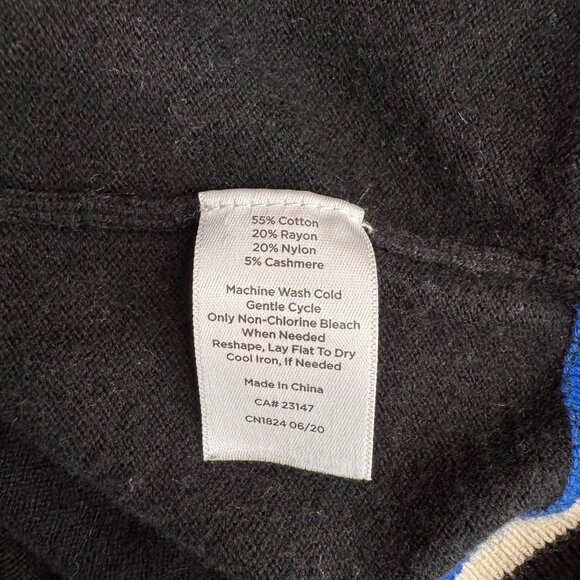 2?$18 SALE! Talbots‎ Cardigan Sweater Womens M Striped Buttons Preppy Old Money - Picture 4 of 7